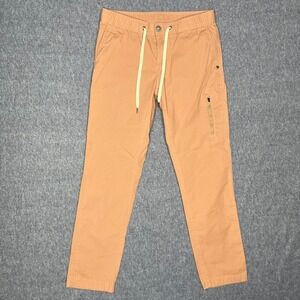Vuori Ripstop Pants Womens Small Terracotta Clay Slim Straight VW401